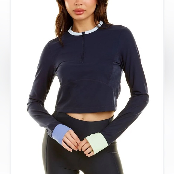 Sweaty Betty Tops - NEW Sweaty Betty Power Half Zip Workout Top size M